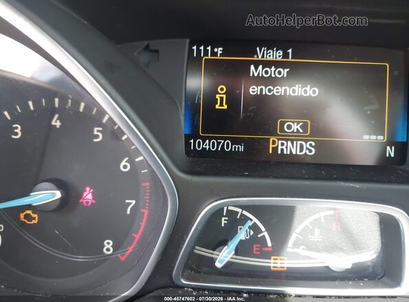 1FADP3M24JL242483 2018 FORD FOCUS White Vista de los asientos traseros