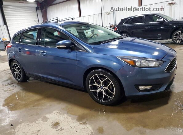 1FADP3M25JL293698 2018 FORD FOCUS Blue Delantero derecho