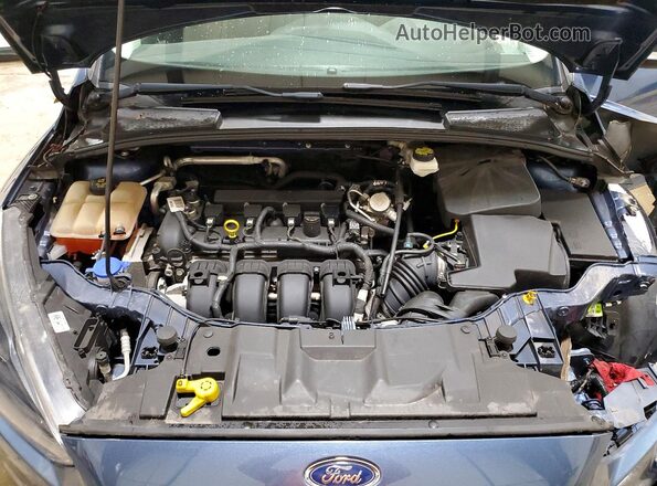 1FADP3M25JL293698 2018 FORD FOCUS Blue Vista interior trasera