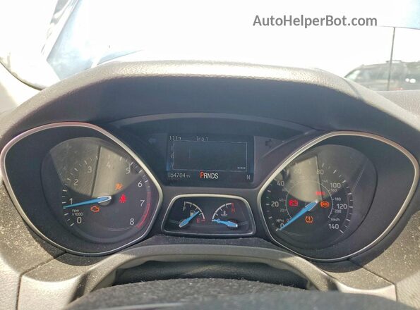 1FADP3M26JL266204 2018 FORD FOCUS Blue Vista del cuadro de instrumentos