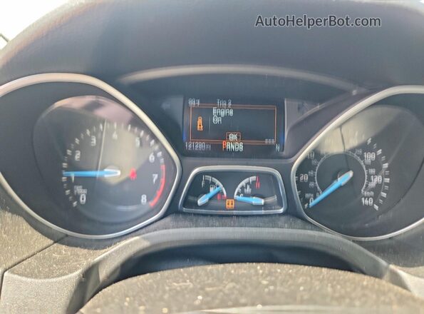 1FADP3M27HL313007 2017 FORD FOCUS White Vista del cuadro de instrumentos