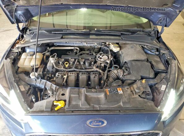 1FADP3M27JL245913 2018 FORD FOCUS Blue Rear interior view