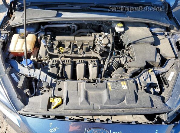 1FADP3M29JL202271 2018 FORD FOCUS Blue Vista interior trasera