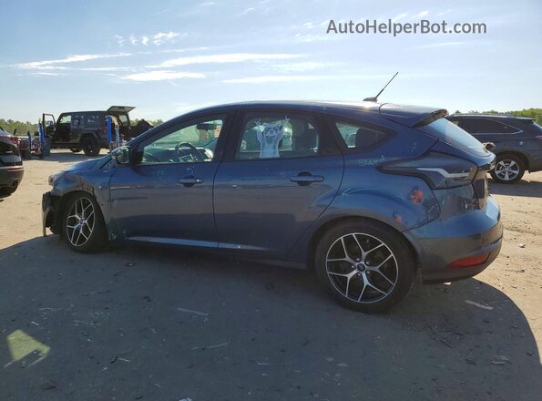 1FADP3M29JL202271 2018 FORD FOCUS Blue Trasero izquierdo
