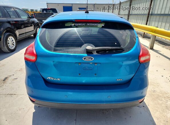 1FADP3M2XHL244460 2017 FORD FOCUS Blue Widok z tyłu