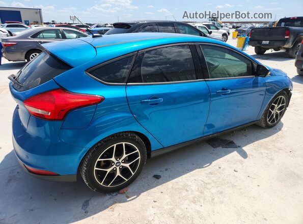 1FADP3M2XHL244460 2017 FORD FOCUS Blue Tył prawy