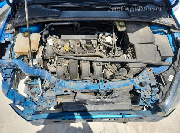 1FADP3M2XHL244460 2017 FORD FOCUS Blue Widok wnętrza z tyłu