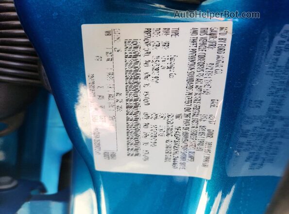1FADP3M2XHL244460 2017 FORD FOCUS Blue Widok naklejki z numerem VIN