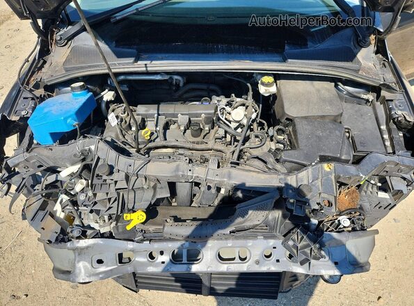 1FADP3M2XHL323174 2017 FORD FOCUS Серый Вид задней части салона