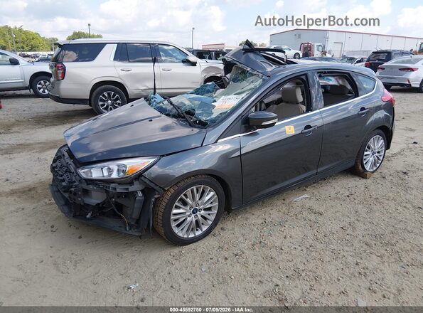 1FADP3N20JL314813 2018 FORD FOCUS Gray Przód lewy