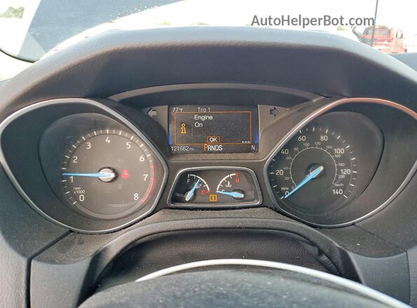 1FADP3N21JL323858 2018 FORD FOCUS Black ხელსაწყოთა პანელის ხედი