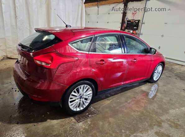1FADP3N23GL330495 2016 FORD FOCUS Maroon Rear right