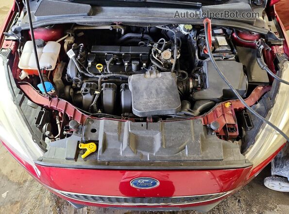 1FADP3N23GL330495 2016 FORD FOCUS Maroon Rear interior view