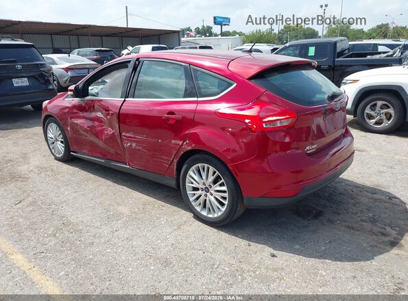 1FADP3N24GL222726 2016 FORD FOCUS Red Trasero izquierdo
