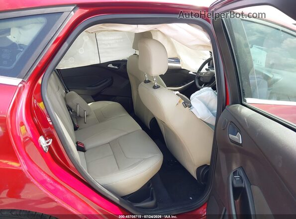 1FADP3N24GL222726 2016 FORD FOCUS Red Vista de la etiqueta del VIN