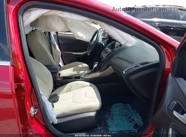 1FADP3N24GL222726 2016 FORD FOCUS Red Vista interior delantera