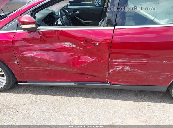 1FADP3N24GL222726 2016 FORD FOCUS Red Vista del cuadro de instrumentos
