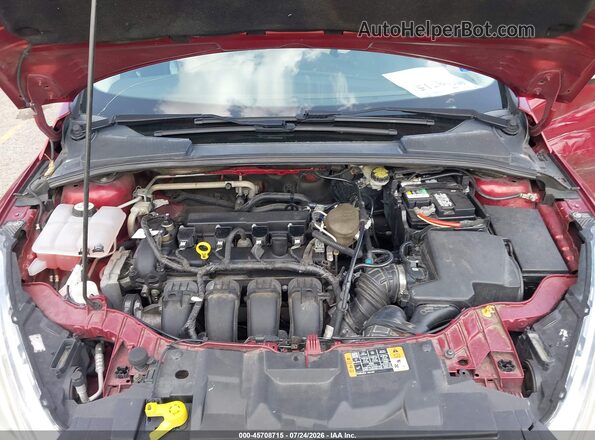 1FADP3N24GL222726 2016 FORD FOCUS Red Vista trasera