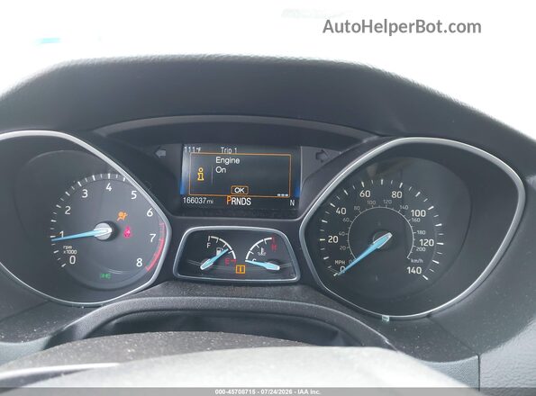 1FADP3N24GL222726 2016 FORD FOCUS Red Vista de los asientos traseros