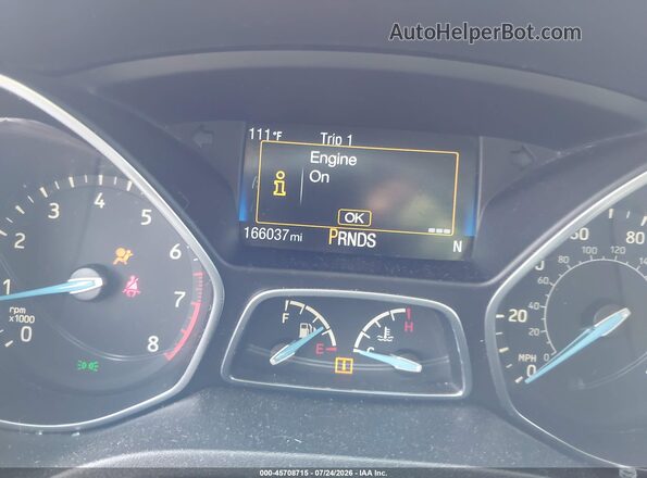 1FADP3N24GL222726 2016 FORD FOCUS Red 