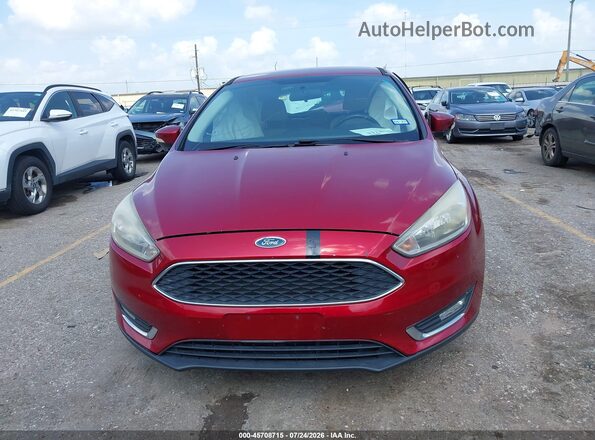 1FADP3N24GL222726 2016 FORD FOCUS Red Vista interior trasera