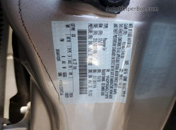 1FADP3N24GL313978 2016 FORD FOCUS Silver Engine compartment view