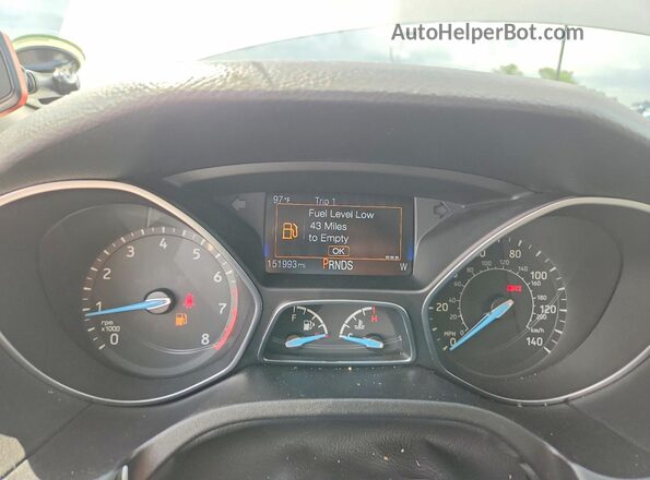 1FADP3N24GL332689 2016 FORD FOCUS White Սարքավորումների վահանակի տեսք