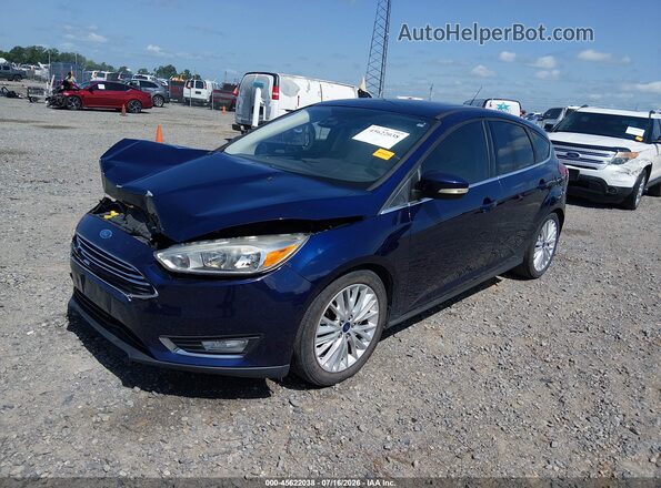 1FADP3N24GL391435 2016 FORD FOCUS Синий Передняя левая четверть