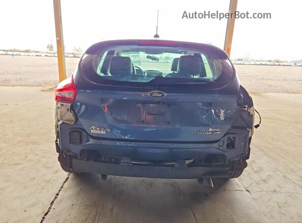 1FADP3N25JL230955 2018 FORD FOCUS Синий Вид сзади