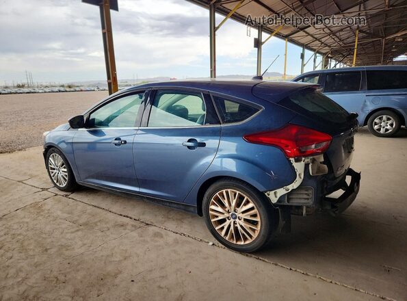 1FADP3N25JL230955 2018 FORD FOCUS Синий Задняя левая четверть