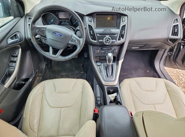 1FADP3N26GL299338 2016 FORD FOCUS Серый Вид панели приборов