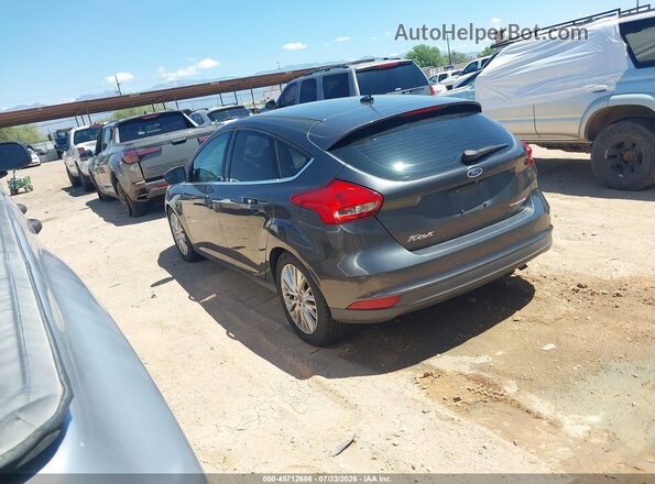 1FADP3N26GL407392 2016 FORD FOCUS Gray Trasero izquierdo