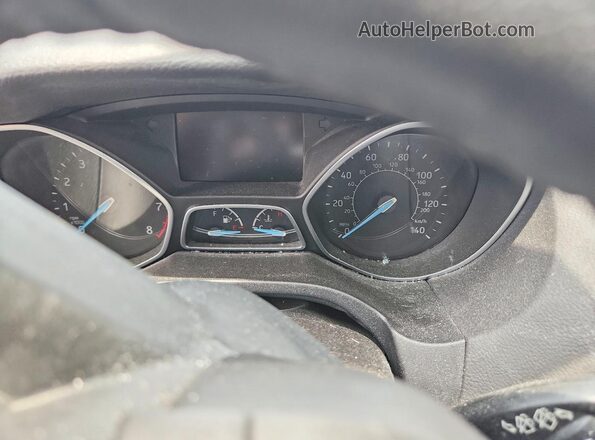 1FADP3N26JL318445 2018 FORD FOCUS Black Widok zestawu wskaźników