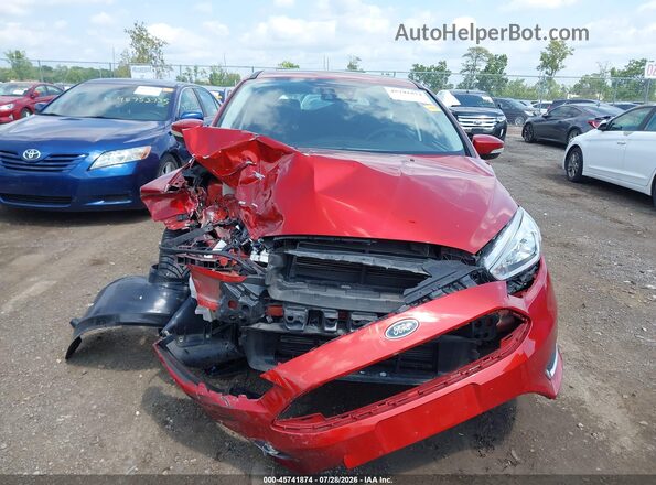 1FADP3N28JL303221 2018 FORD FOCUS Red Instrument cluster view