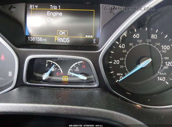 1FADP3N29GL315936 2016 FORD FOCUS Серый Вид задних сидений