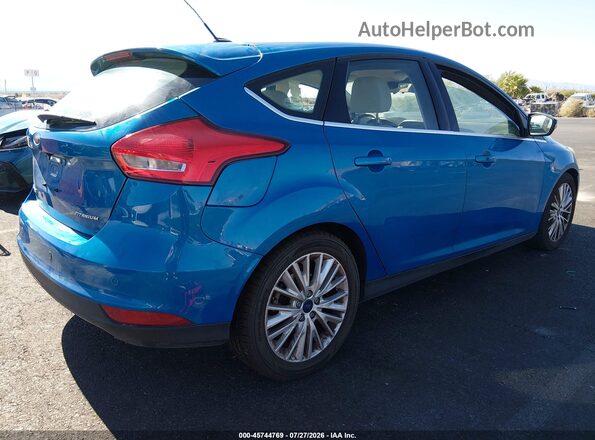 1FADP3N29GL335507 2016 FORD FOCUS Blue Tył prawy