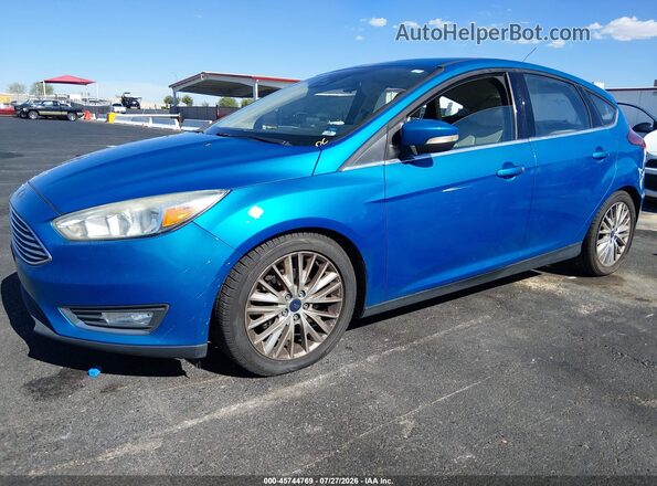 1FADP3N29GL335507 2016 FORD FOCUS Blue Przód lewy