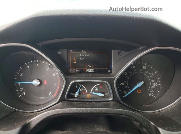 1FADP3N29HL253441 2017 FORD FOCUS Black ხელსაწყოთა პანელის ხედი