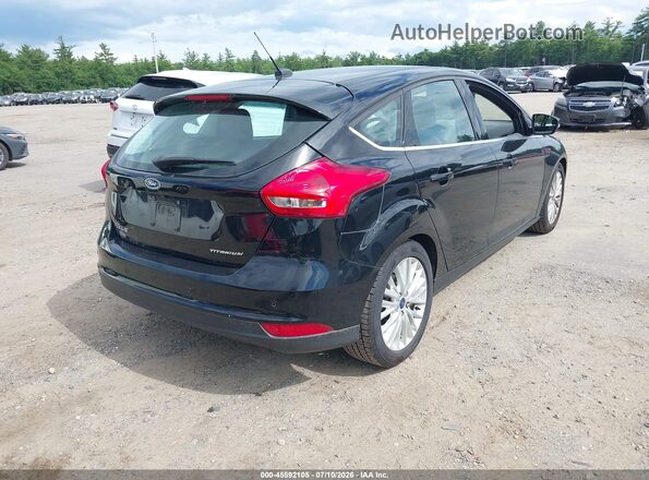 1FADP3N29HL335184 2017 FORD FOCUS Черный Задняя правая четверть