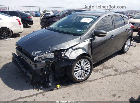1FADP3N2XJL224228 2018 FORD FOCUS Gray Передня ліва чверть