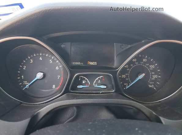 1FADP3N2XJL323423 2018 FORD FOCUS Gray Vista del cuadro de instrumentos