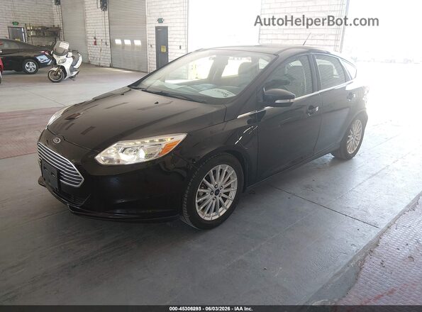 1FADP3R41JL296124 2018 FORD FOCUS ELECTRIC Черный Передняя левая четверть