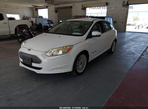 1FADP3R49JL296114 2018 FORD FOCUS ELECTRIC White Front left