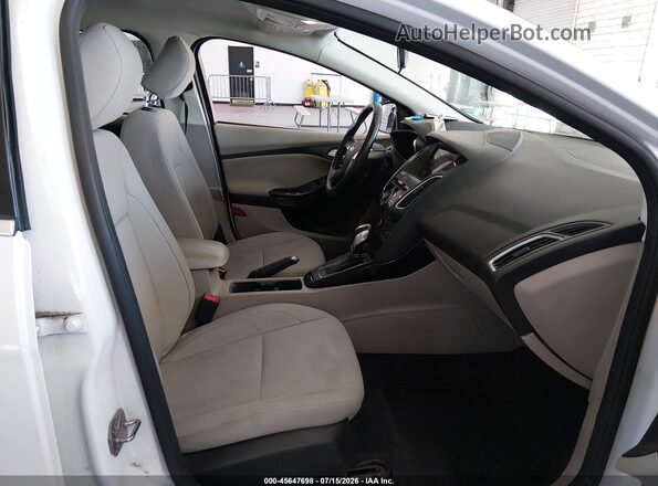 1FADP3R49JL296114 2018 FORD FOCUS ELECTRIC White Front interior view