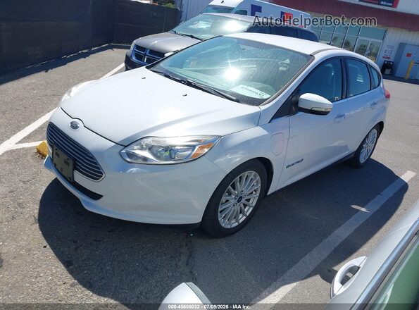 1FADP3R49JL296131 2018 FORD FOCUS ELECTRIC White წინა მარცხენა ხედი სამი მეოთხედიდან