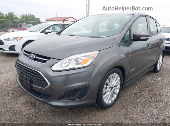 1FADP5AU0JL102061 2018 FORD C-MAX HYBRID Gray Դիմացի տեսք