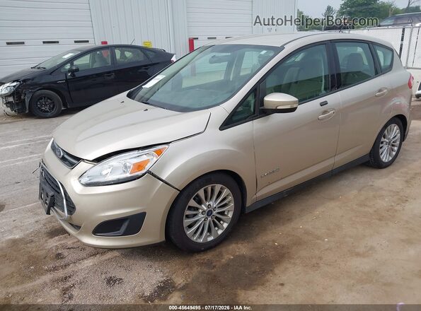 1FADP5AU0JL102822 2018 FORD C-MAX HYBRID Beige Առջևի ձախ երեք քառորդ տեսարան