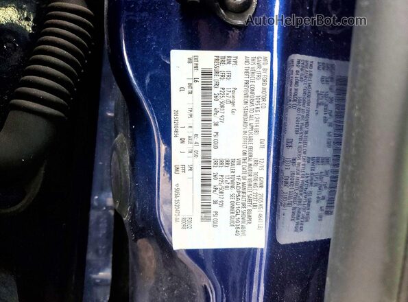 1FADP5AU1GL103549 2016 FORD C-MAX Blue Շարժիչի բաժամունքի տեսք