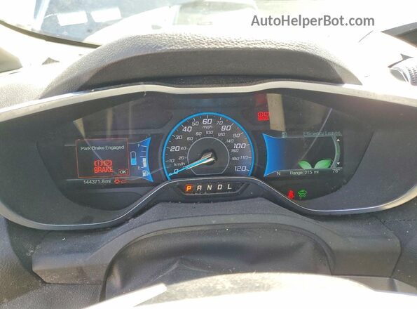 1FADP5AU1JL101940 2018 FORD C-MAX Blue Vista del cuadro de instrumentos