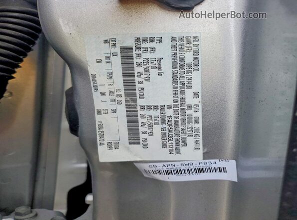 1FADP5AU2GL113104 2016 FORD C-MAX Silver ძრავის განყოფილების ხედი